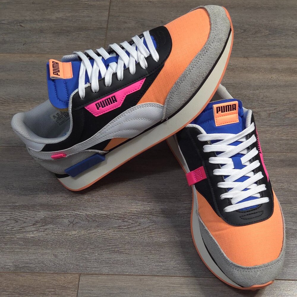 PUMA Future Rider Men's - 10.5 Sneakers Fizzy Orange 371149-04